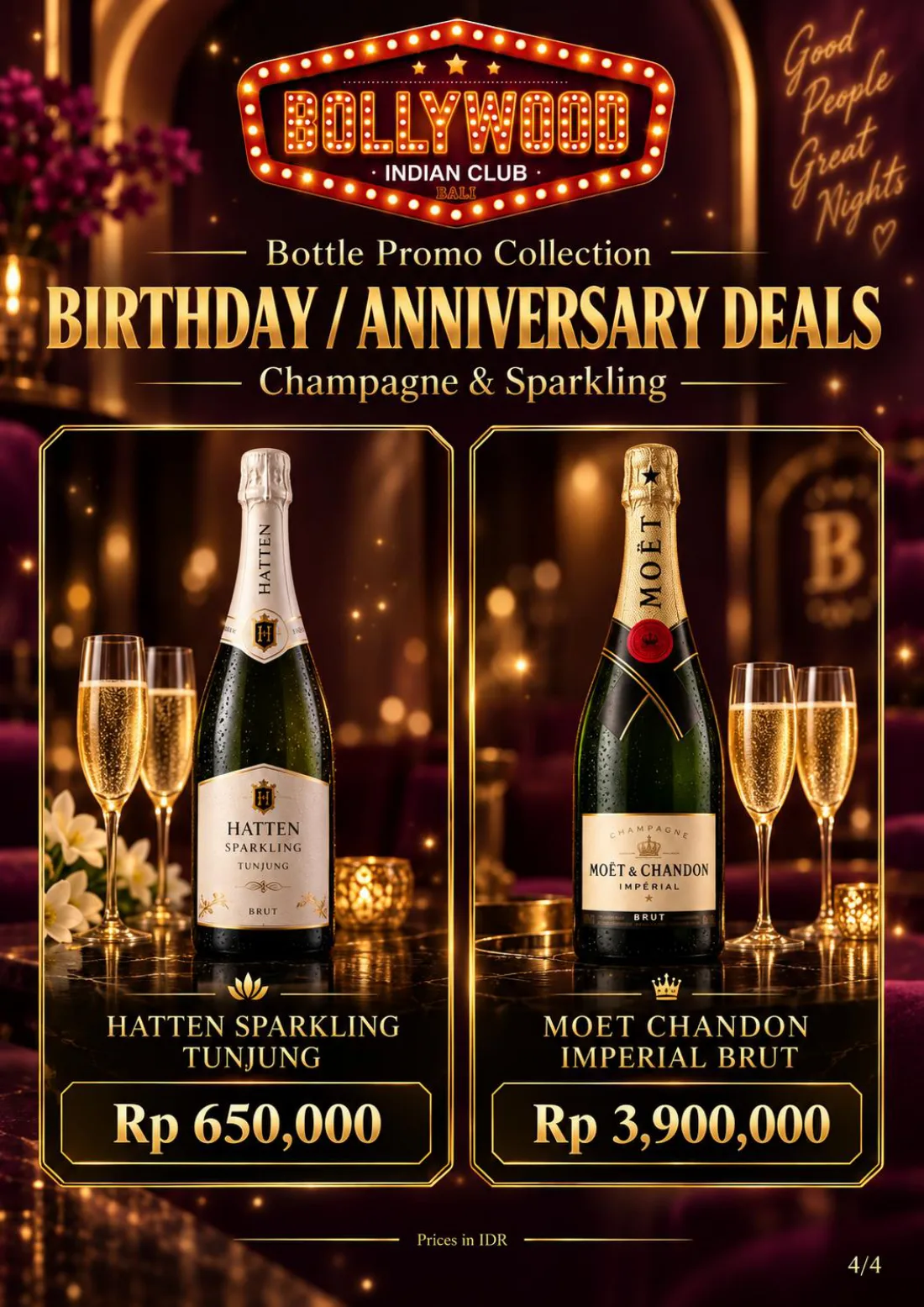 Original bottle offer poster 4